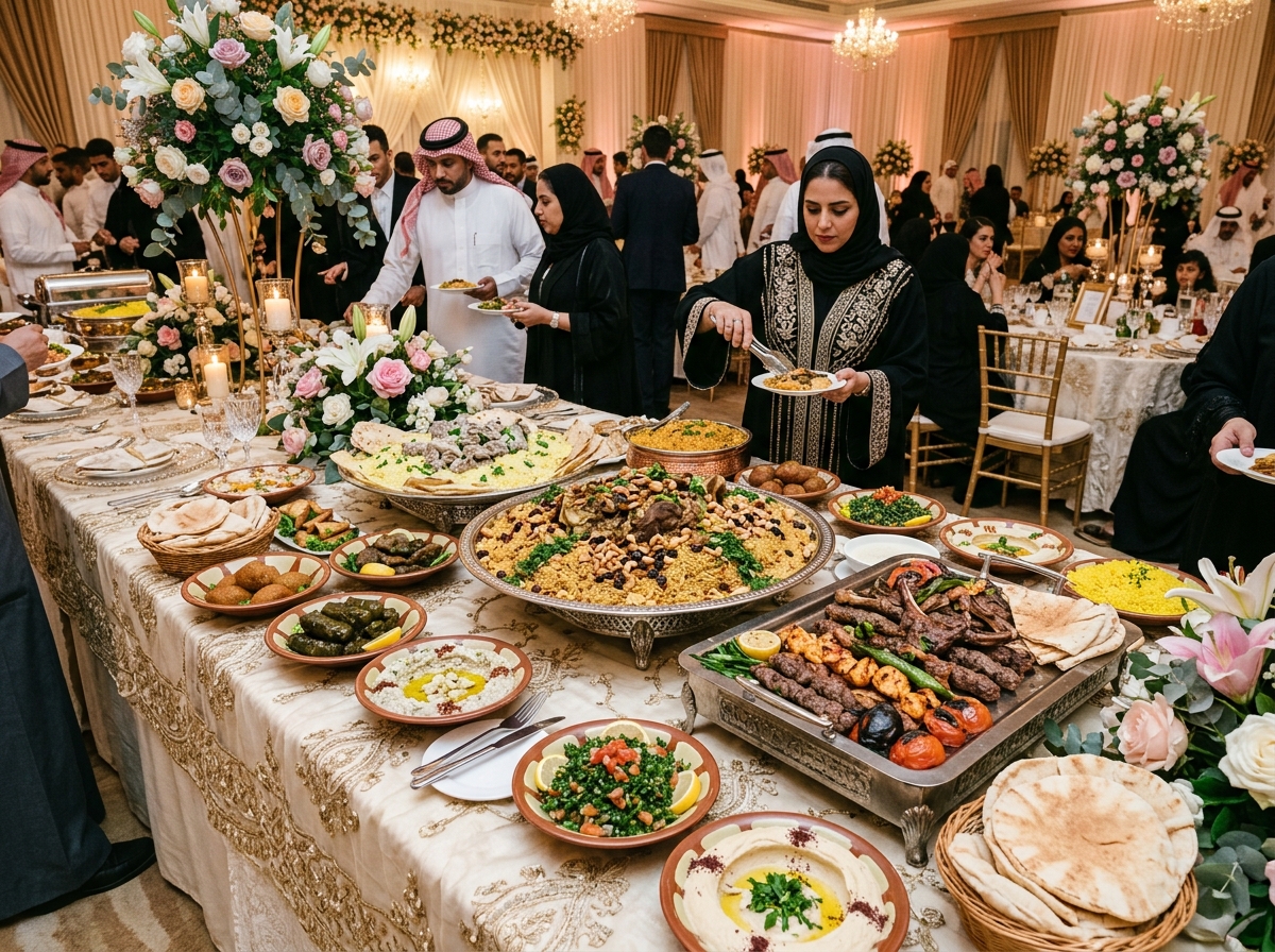 arabic wedding food by zain event managment