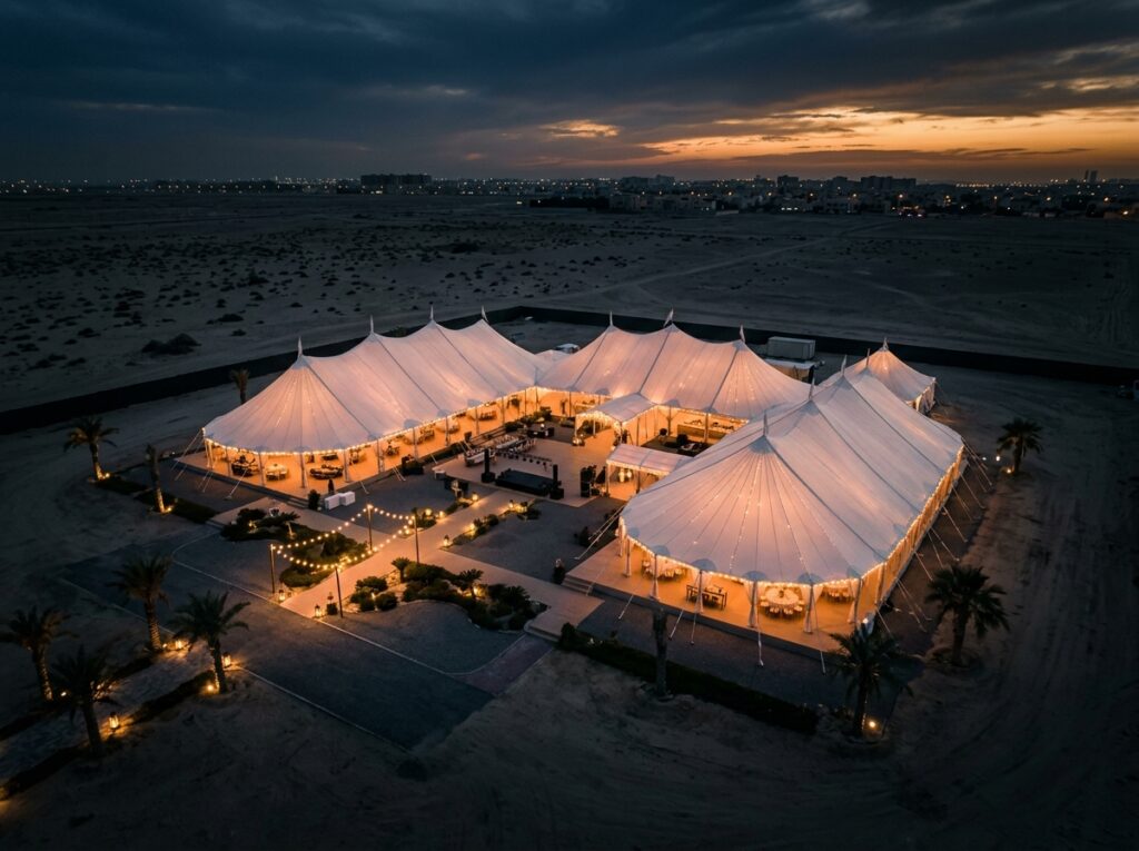 wedding tent installation zain-tent-events-management-bahrain
